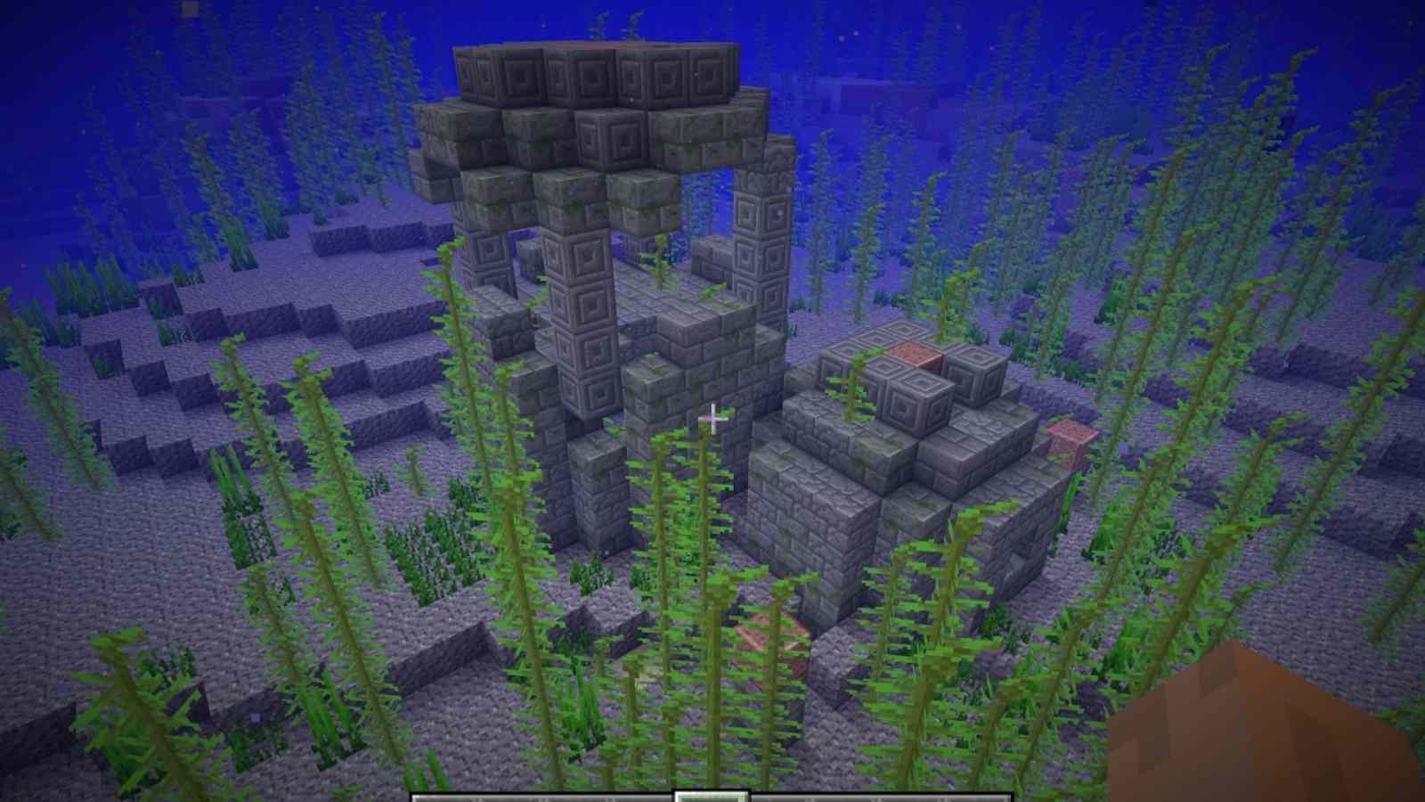 Underwater ocean Ruins
