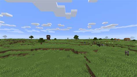 A minecraft plains biome.